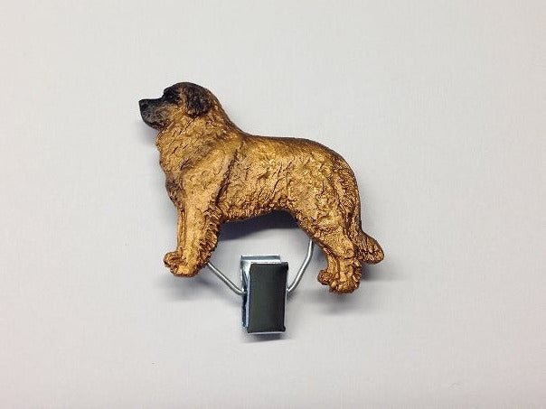 Hundeausstellungs-Startnummern-Clip: Leonberger