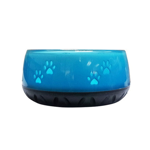 EHASO Hundenapf Hellblau mit Pfötchen-Tierisch-tolle-Geschenke-Tierisch-tolle-Geschenke