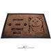 Akita - Fußmatte - Schmutzfangmatte - 40 x 60 cm-Tierisch-tolle Geschenke-Tierisch-tolle-Geschenke