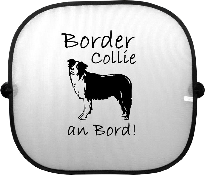 Sonnenschutzgitter-Hundemotiv: Border Collie 4