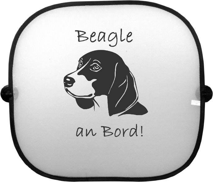 Sonnenschutzgitter-Hundemotiv: Beagle 1