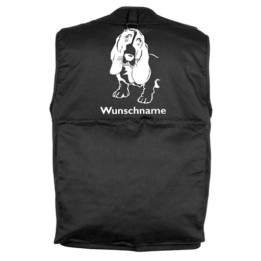 Basset Hound 3 - Hundesportweste mit Rückentasche MIL-TEC-Tierisch-tolle Geschenke-Tierisch-tolle-Geschenke