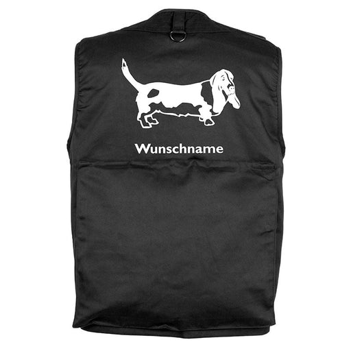 Basset Hound 5 - Hundesportweste mit Rückentasche MIL-TEC-Tierisch-tolle Geschenke-Tierisch-tolle-Geschenke