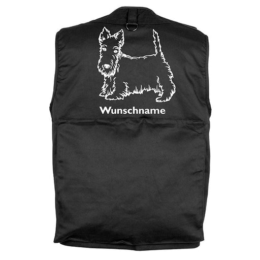 Scottish Terrier 4 - Hundesportweste mit Rückentasche MIL-TEC-Tierisch-tolle Geschenke-Tierisch-tolle-Geschenke