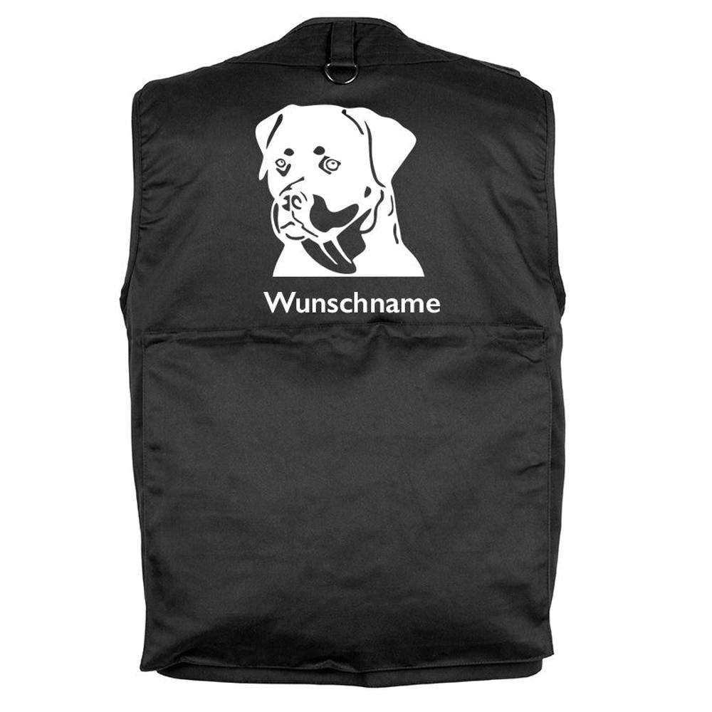 Hundesportweste Deutscher Schäferhund - Mit 14 Taschen & Personalisierbar