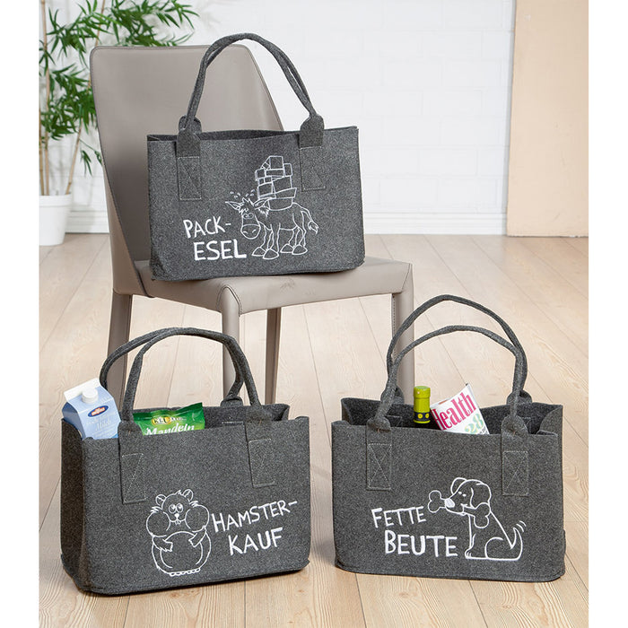 Filz Tasche Shopping Bag — Tierisch-tolle-Geschenke