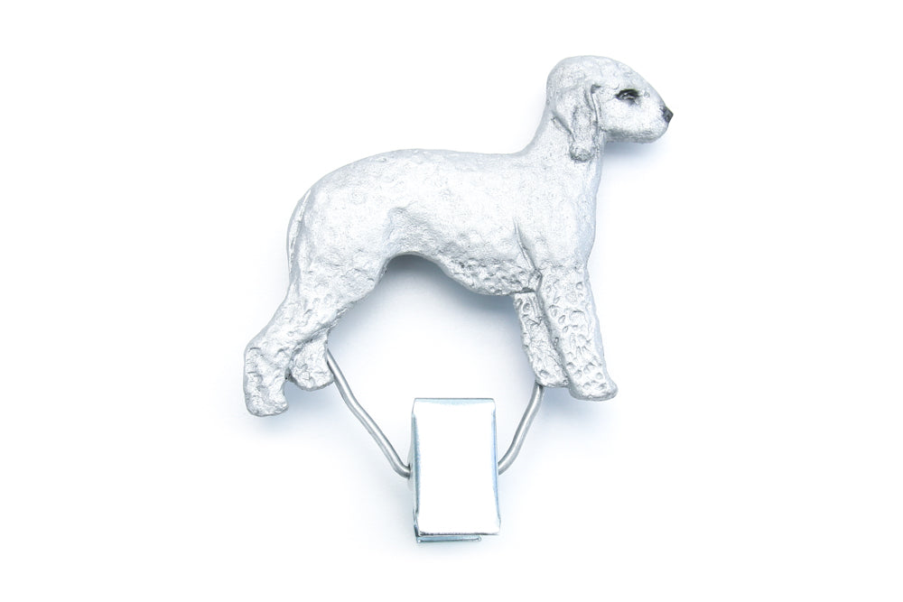 Hundeausstellungs-Startnummern-Clip: Bedlington Terrier
