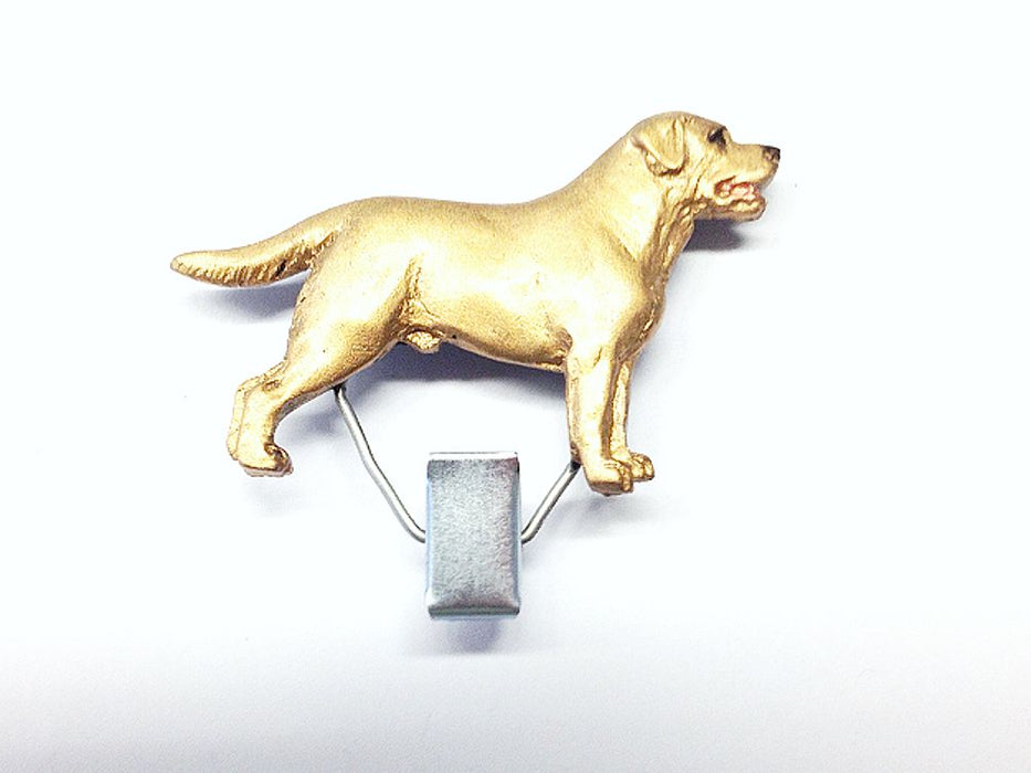 Hundeausstellungs-Startnummern-Clip: Labrador Yellow
