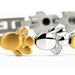 Energy and Life Magnetschmuck - Armband 4in1 Pfote - Pfötchen -Zirkonia- gold-Energy & Life-Tierisch-tolle-Geschenke