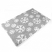 ProFleece Hundedecke 2-farbig Snowflake grau - rutschfest-tierisch-tolle-geschenke
