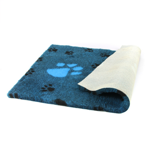 ProFleece Hundedecke 3-farbig blau - rutschfest-tierisch-tolle-geschenke
