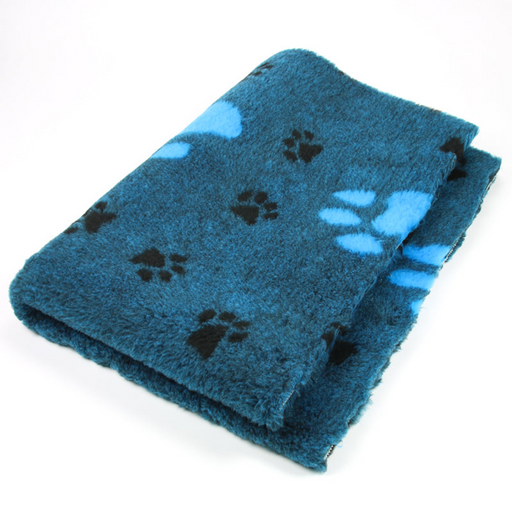 ProFleece Hundedecke 3-farbig blau - rutschfest-tierisch-tolle-geschenke