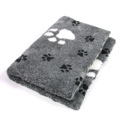 ProFleece Hundedecke 3-farbig grau - rutschfest-tierisch-tolle-geschenke