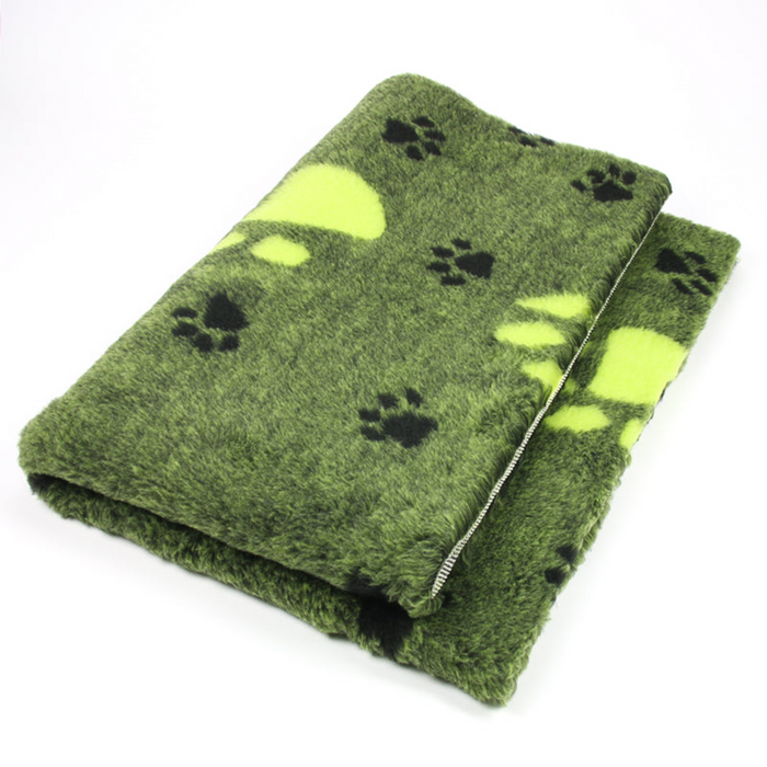 ProFleece Hundedecke 3-farbig grün - rutschfest-tierisch-tolle-geschenke