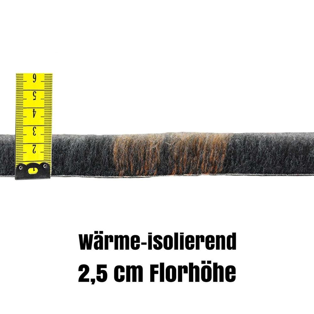 ProFleece Hundedecke anthrazit mit orangenen Pfoten - Tierisch tolle Geschenke