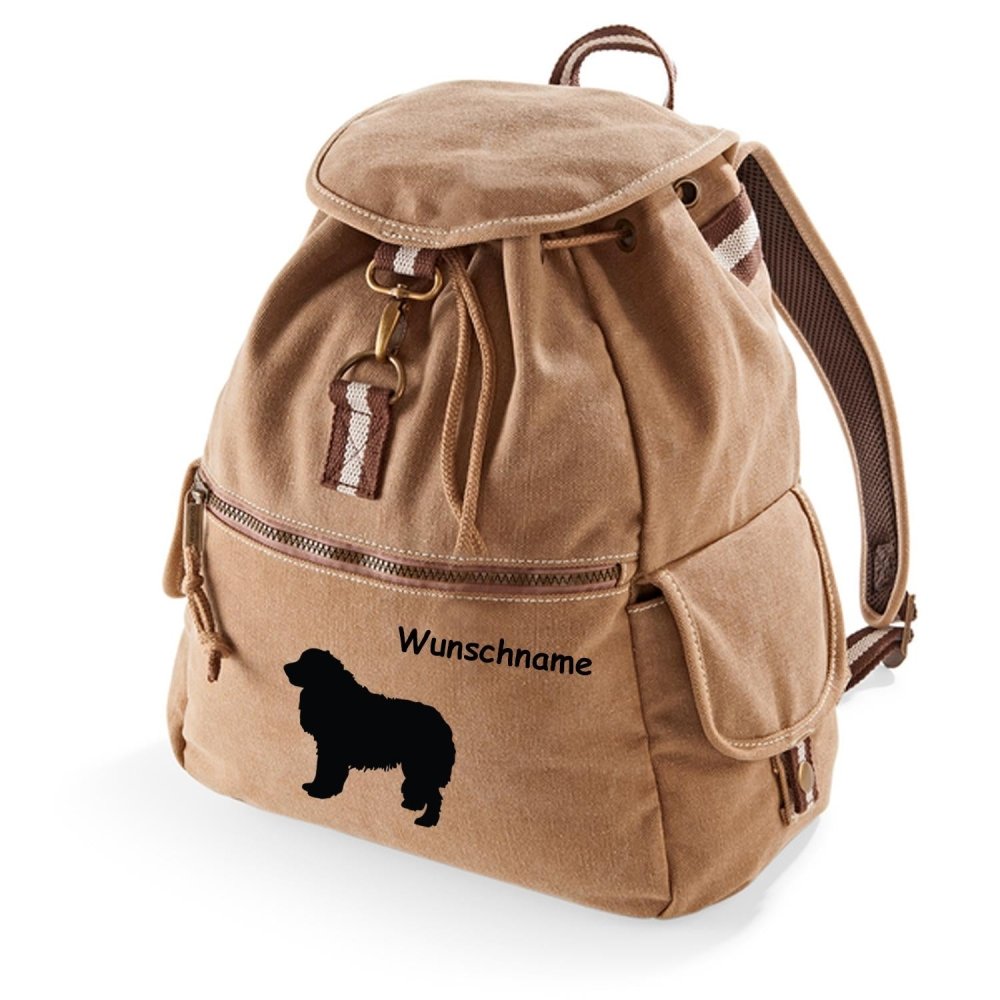 Canvas Rucksack Hunderasse: Leonberger 1-Tierisch tolle Geschenke