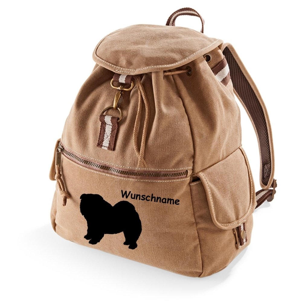 Canvas Rucksack Hunderasse: Chow Chow-Tierisch tolle Geschenke