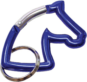 Bluebug Aluminium Schlüsselanhänger Karabiner Pferdekopf-bluebug-Tierisch-tolle-Geschenke