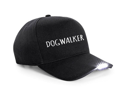 Hundesport LED CAP Schwarz Dogwalker-Tierisch-tolle-Geschenke-Tierisch-tolle-Geschenke