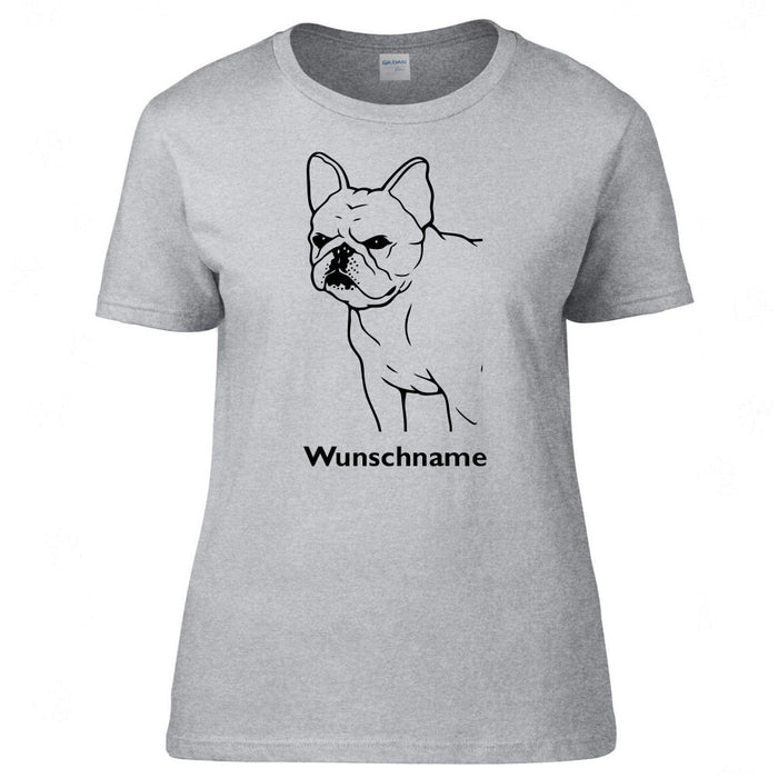Französische Bulldogge 1 - Hunderasse T-Shirt-Tierisch-tolle Geschenke-Tierisch-tolle-Geschenke
