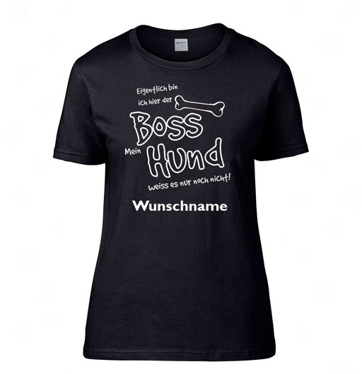 Hundespruch T-Shirt: Boss-Tierisch tolle Geschenke-Tierisch-tolle-Geschenke