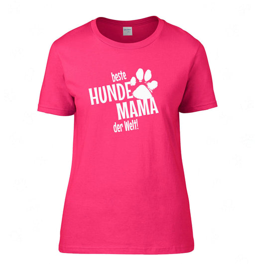 Hundespruch T-Shirt: Beste Hundemama der Welt-Tierisch tolle Geschenke-Tierisch-tolle-Geschenke
