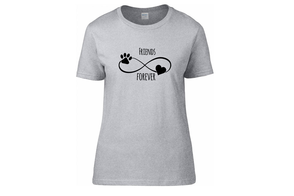 Hundespruch T-Shirt: Friends Forever-Tierisch tolle Geschenke-Tierisch-tolle-Geschenke