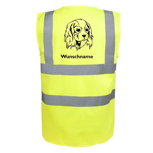 Cavalier King Charles 2 - Hundesport Warnweste Sicherheitsweste mit Hundemotiv-Tierisch-tolle Geschenke-Tierisch-tolle-Geschenke