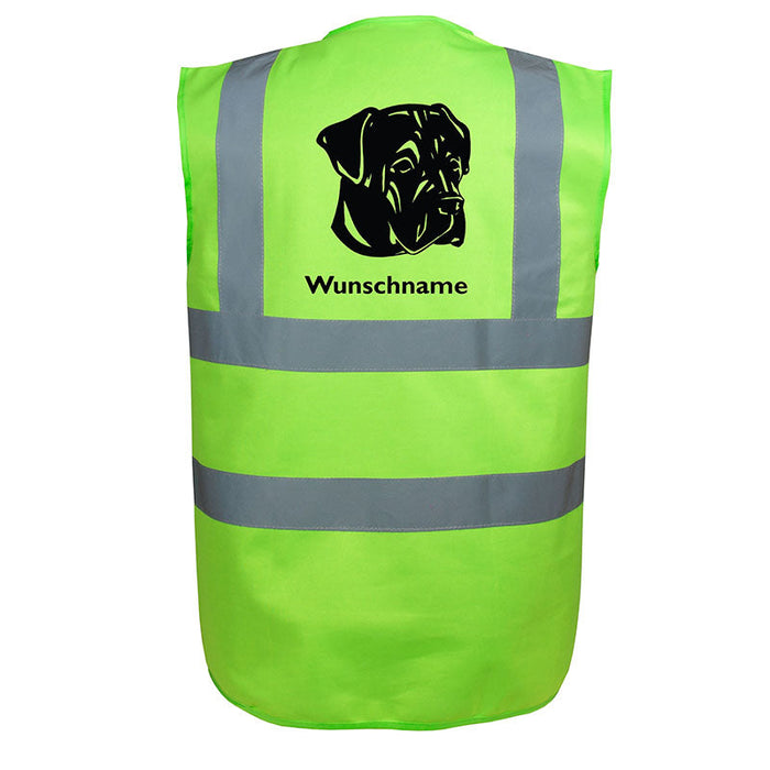 Cane Corso Italiano - Hundesport Warnweste Sicherheitsweste mit Hundemotiv-Tierisch-tolle Geschenke-Tierisch-tolle-Geschenke