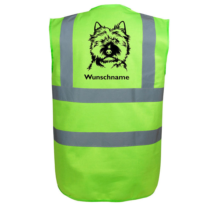 Cairn Terrier - Hundesport Warnweste Sicherheitsweste mit Hundemotiv-Tierisch-tolle Geschenke-Tierisch-tolle-Geschenke