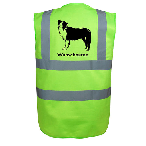 Border Collie 3 - Hundesport Warnweste Sicherheitsweste mit Hundemotiv-Tierisch-tolle Geschenke-Tierisch-tolle-Geschenke