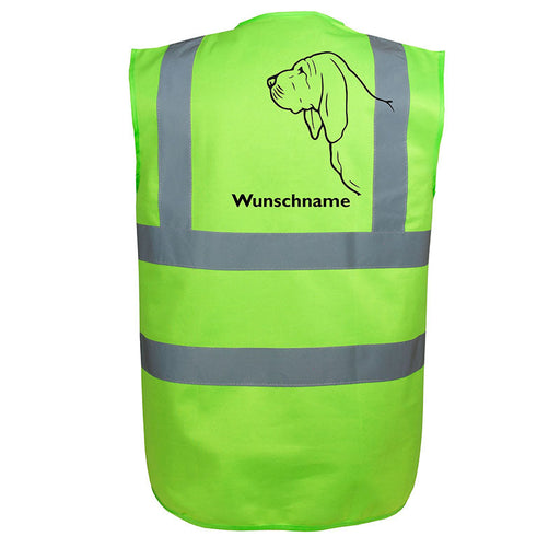Bloodhound - Hundesport Warnweste Sicherheitsweste mit Hundemotiv-Tierisch-tolle Geschenke-Tierisch-tolle-Geschenke