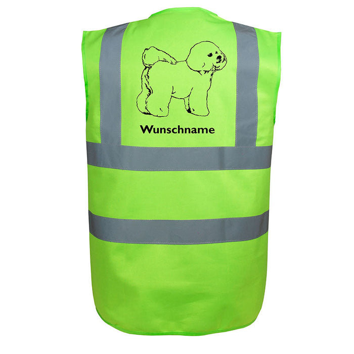 Bichon Frisé - Hundesport Warnweste Sicherheitsweste mit Hundemotiv-Tierisch-tolle Geschenke-Tierisch-tolle-Geschenke