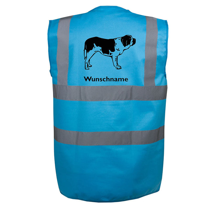 Bernhadiner 3 - Hundesport Warnweste Sicherheitsweste mit Hundemotiv-Tierisch-tolle Geschenke-Tierisch-tolle-Geschenke