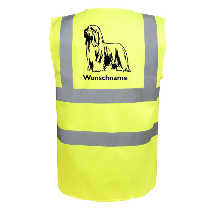 Bearded Collie - Hundesport Warnweste Sicherheitsweste mit Hundemotiv-Tierisch-tolle Geschenke-Tierisch-tolle-Geschenke