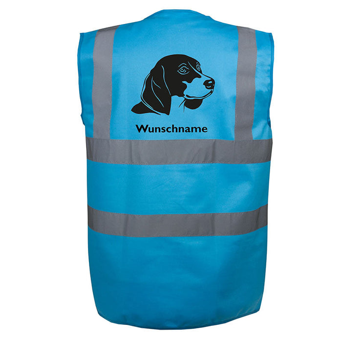 Beagle 6 - Hundesport Warnweste Sicherheitsweste mit Hundemotiv-Tierisch-tolle Geschenke-Tierisch-tolle-Geschenke