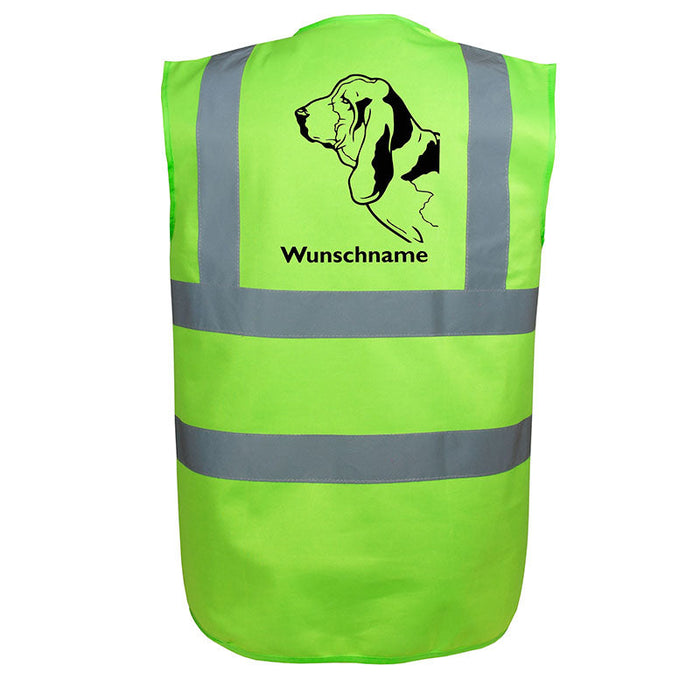 Basset - Hundesport Warnweste Sicherheitsweste mit Hundemotiv-Tierisch-tolle Geschenke-Tierisch-tolle-Geschenke