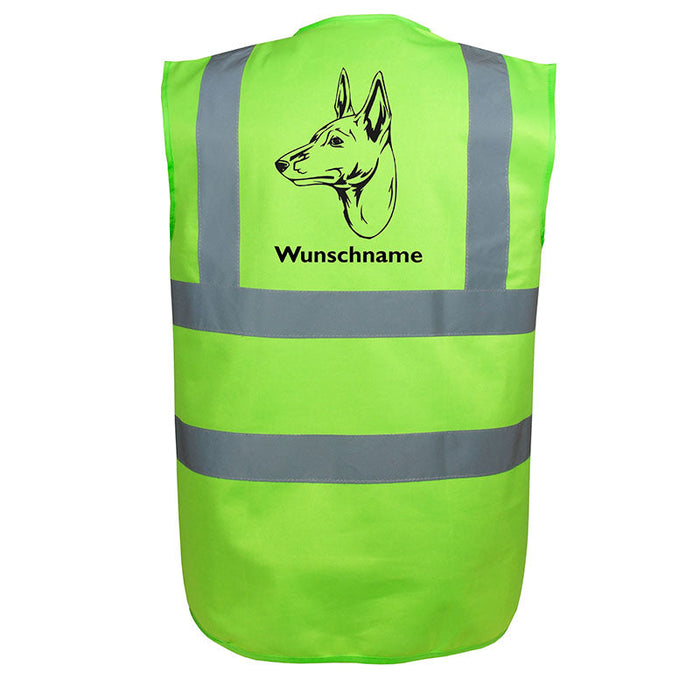 Basenji - Hundesport Warnweste Sicherheitsweste mit Hundemotiv-Tierisch-tolle Geschenke-Tierisch-tolle-Geschenke