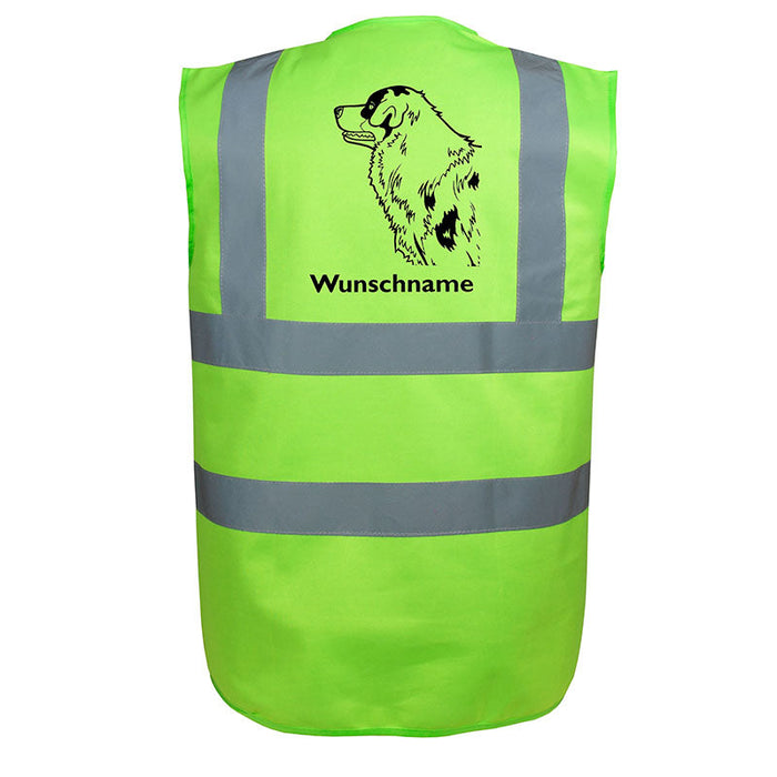 Australian Shepherd - Hundesport Warnweste Sicherheitsweste mit Hundemotiv-Tierisch-tolle Geschenke-Tierisch-tolle-Geschenke