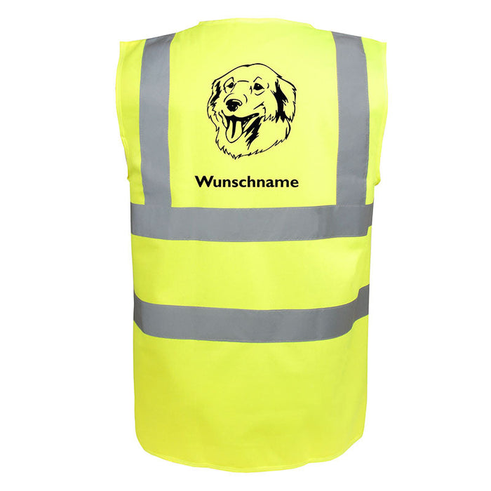 Kuvasz 2 - Hundesport Warnweste Sicherheitsweste mit Hundemotiv-Tierisch-tolle Geschenke-Tierisch-tolle-Geschenke