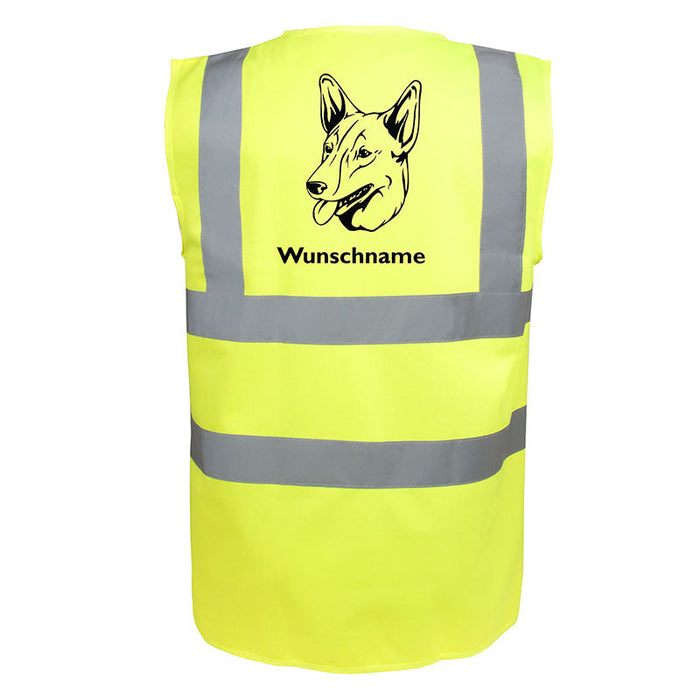 Australian Kelpie - Hundesport Warnweste Sicherheitsweste mit Hundemotiv-Tierisch-tolle Geschenke-Tierisch-tolle-Geschenke