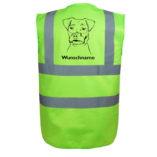 Jack Russell Terrier 2 - Hundesport Warnweste Sicherheitsweste mit Hundemotiv-Tierisch-tolle Geschenke-Tierisch-tolle-Geschenke