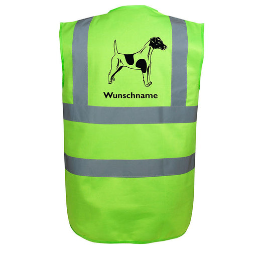 Foxterrier Kurzhaar - Hundesport Warnweste Sicherheitsweste mit Hundemotiv-Tierisch-tolle Geschenke-Tierisch-tolle-Geschenke
