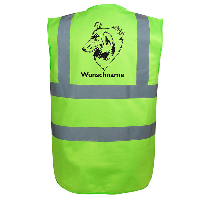Collie Kurzhaar - Hundesport Warnweste Sicherheitsweste mit Hundemotiv-Tierisch-tolle Geschenke-Tierisch-tolle-Geschenke