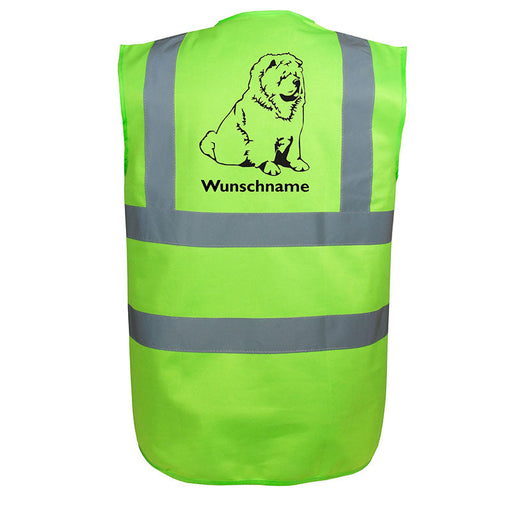 Chow-Chow 2 - Hundesport Warnweste Sicherheitsweste mit Hundemotiv-Tierisch-tolle Geschenke-Tierisch-tolle-Geschenke