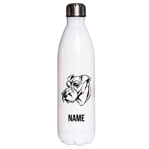 Irish Terrier - Edelstahl Thermosflasche 750 ml mit Namen-Tierisch-tolle Geschenke-Tierisch-tolle-Geschenke