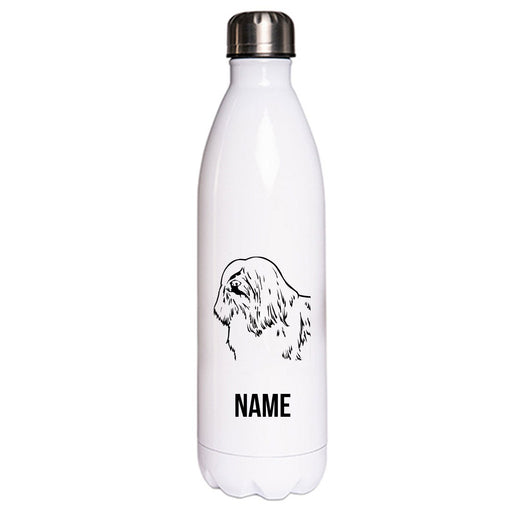 Havaneser - Edelstahl Thermosflasche 750 ml mit Namen-Tierisch-tolle Geschenke-Tierisch-tolle-Geschenke