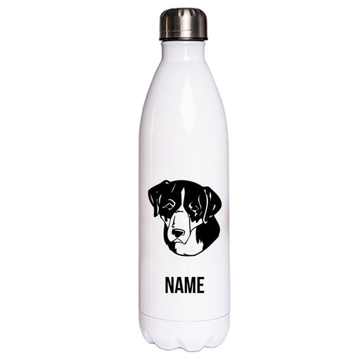Großer Schweizer Sennenhund - Edelstahl Thermosflasche 750 ml mit Namen-Tierisch-tolle Geschenke-Tierisch-tolle-Geschenke