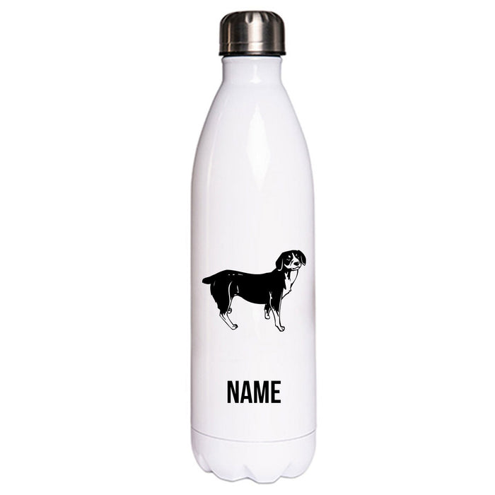 Entlebucher Sennenhund - Edelstahl Thermosflasche 750 ml mit Namen-Tierisch-tolle Geschenke-Tierisch-tolle-Geschenke