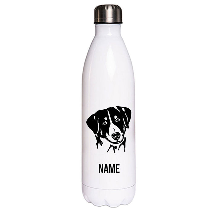 Appenzeller Sennenhund 2 - Edelstahl Thermosflasche 750 ml mit Namen-Tierisch-tolle Geschenke-Tierisch-tolle-Geschenke